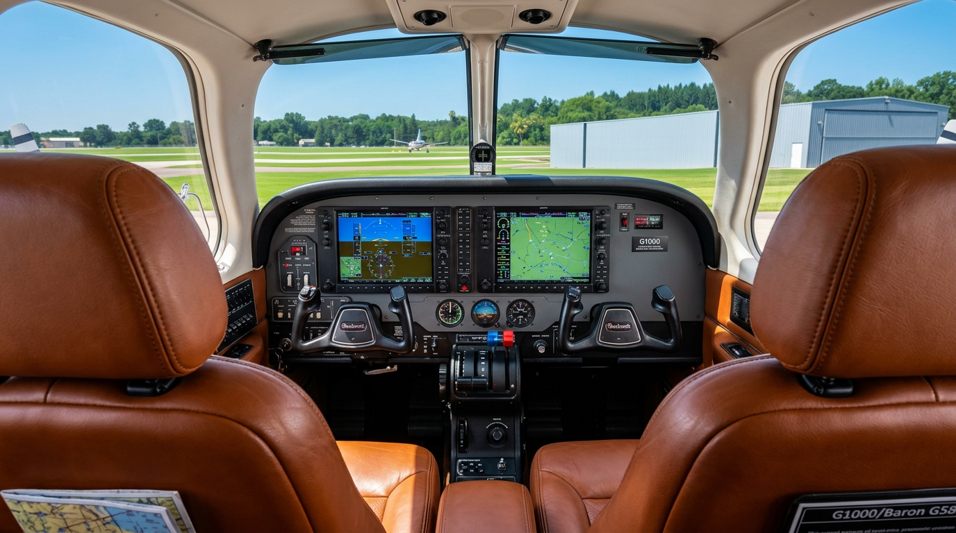Beechcraft Baron G58 miniatura 2