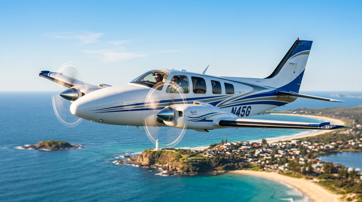 Beechcraft Baron G58 miniatura 3